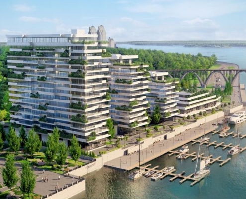 огнезадерживающее покрытие воздуховодов на строительстве ЖК "Port City", вогнезатримуючі покриття повітроводів на будівництві ЖК "Port City"