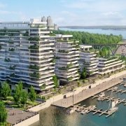 огнезадерживающее покрытие воздуховодов на строительстве ЖК "Port City", вогнезатримуючі покриття повітроводів на будівництві ЖК "Port City"